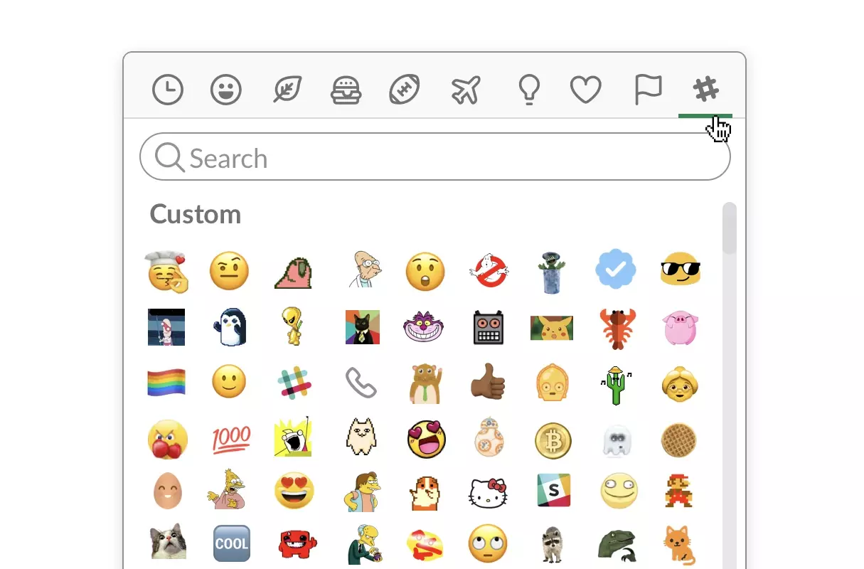 Custom emojis